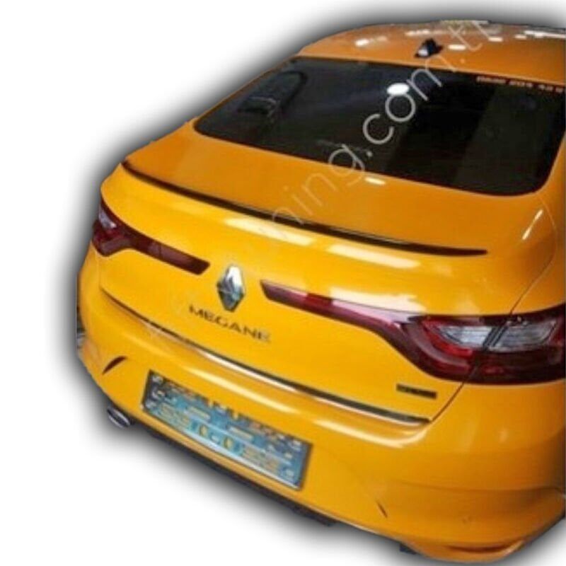 Renault Megane 4 Sedan Uyumlu Yedek Parça Spoiler İnce Çıta Boyasız