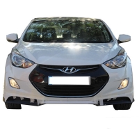 Hyundai Elantra 2012 - 2015 3 Parça Ön Tampon Eki Boyalı