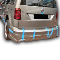 Volkswagen Caddy 2015 - 2020 Arka Tampon Eki Boyasız