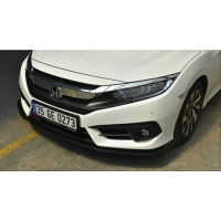Honda Civic Fc5 2016-2020 Ön Lip Dizayn B (Tek Parça)