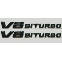 V8 Biturbo Siyah Bagaj Logosu