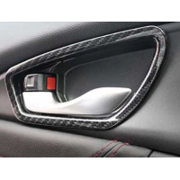 Honda Civic Fc5 2016-2020 İç Kapı Kolu Çerçevesi Karbon İnce