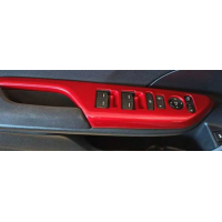 Honda Civic Fc5 2016-2020 Kapı Kolçak Kaplama- Kırmızı