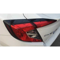 Honda Civic Fc5 2016-2021 Arka Stop Kaplama 4 Parça Siyah