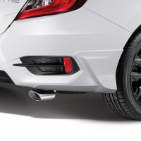 Honda Civic Fc5 2016 - 2021 Modulo Arka Flap Plastik Boyasız