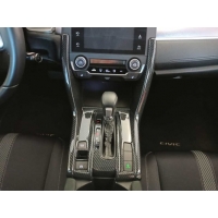 Honda Civic Fc5 2016-2020 Yeni Stil Vites Konsol Full Kaplama - Karbon
