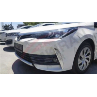 Toyota Corolla 2013-2016 Ön Sis Çıta Kaplama Nikelaj 2 Parça