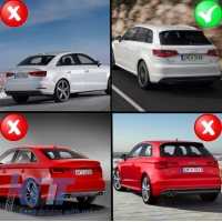 Audi A3 8V HB Sportback 2012-2015 Difüzör