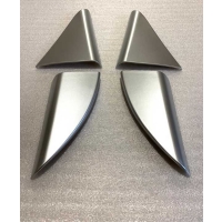 Hyundai Tucson 2015-2018 Kapı Cam Kenar Kaplama Seti Silver