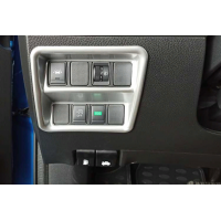 Nissan Qashqai 2014-2020 Kontrol Panel Kaplama - Silver