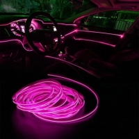 Araç İçi Neon Aydınlatma Pembe 5 Metre