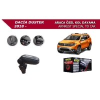 Dacia Duster 2010-2017 Araca Özel Kol Dayama Siyah