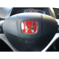 Honda Civic Fc5 2017-2018 Direksiyon Logosu 4.1 x 5.0cm Kırmızı