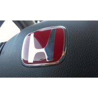 Honda Civic Fc5 2017-2018 Direksiyon Logosu 4.1 x 5.0cm Kırmızı