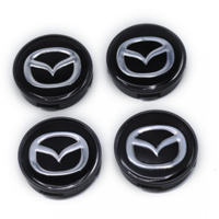 Mazda Geçmeli Siyah 55/58 mm Jant Göbeği