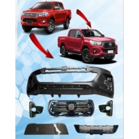 Toyota Hilux Rocco Body Kit 2016-2020 (Ön Tampon-Panjur-Alt Izgara-Sis Kapakları)