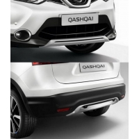 Nissan Qashqai J11 2014 ve Sonrası Ön Arka Plate Difüzör