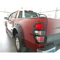 Ford Ranger 2015-2020 Stop Çerçevesi Kaplama Siyah 2 Parça