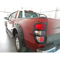 Ford Ranger 2015-2020 Stop Çerçevesi Kaplama Siyah 2 Parça