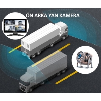 4 Kameralı Araç Dışı Görüntüleme Sistemi Tır Kamerası