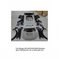 Ford Ranger 2012-2015-2018-2022 Dönüşüm F150 Body Kit Far veStop Dahil Set