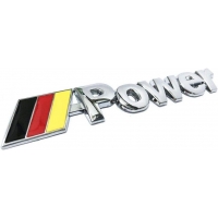 Bmw Almanya Power Bagaj Logosu Krom