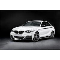 BMW 2 Serisi F22 İçin Uyumlu M Performans Ön Lip (M Sport Modeller İçin Uyumlu) Parlak Siyah 