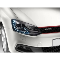 Volkswagen Polo 2010-2017 Uyumlu GTI Görünüm Led Far (Ampul Dahil) 