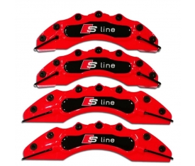 S-Line Logolu Kaliper Kapağı Kırmızı 4 Parça