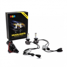 HB3 9005 Rgb Bluetooth Led Xenon Ampul 12v/20W/3000 Lumens (R65)