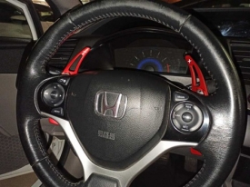 Honda Civic FB7 2012-2015 Paddle Shift Kırmızı (F1 Vites Petal Kulakçığı)