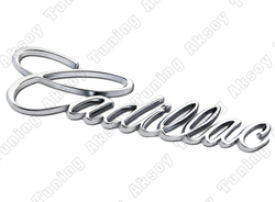 Cadillac Yapıştırma Krom Bagaj ve Çamurluk Logosu