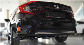 Honda Cıvıc Fc5 2016-2020 Arka Tampon Alt Çıta Nikelaj