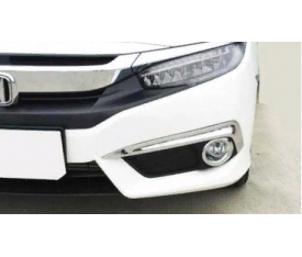 Honda Cıvıc Fc5 2016-2020 Ön Sis Halka Kaplama - Krom