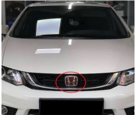 Honda Cıvıc Fb7 2012-2015 On Logo Kırmızı
