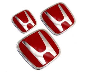Honda Cıvıc Fc5 Logo Set Takımı Kırmızı