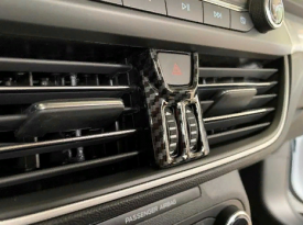 Ford Focus 2019+ Ikaz Dügme Kaplama -karbon(abs)