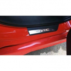 Honda Civic FC5-FK7 Işıklı Kapı Eşiği Kırmızı 2016-2020