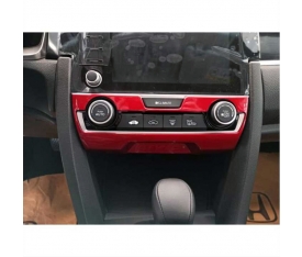 Honda Civic FC5 Klima Panel Kaplama Kırmızı 2016-2020