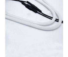 Far İçi Silikon Neon Led Çift Renk Turuncu Beyaz ( R53 )